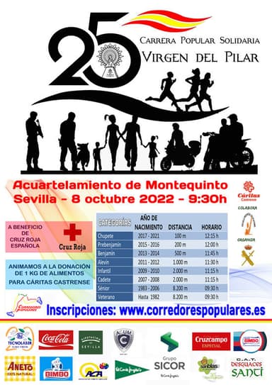 XXV Carrera Popular Solidaria Virgen del Pilar