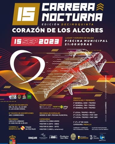 XV Carrera Nocturna Corazón de Los Alcores